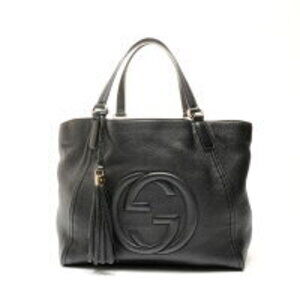 Gucci Soho Leather Shoulder Bag Black